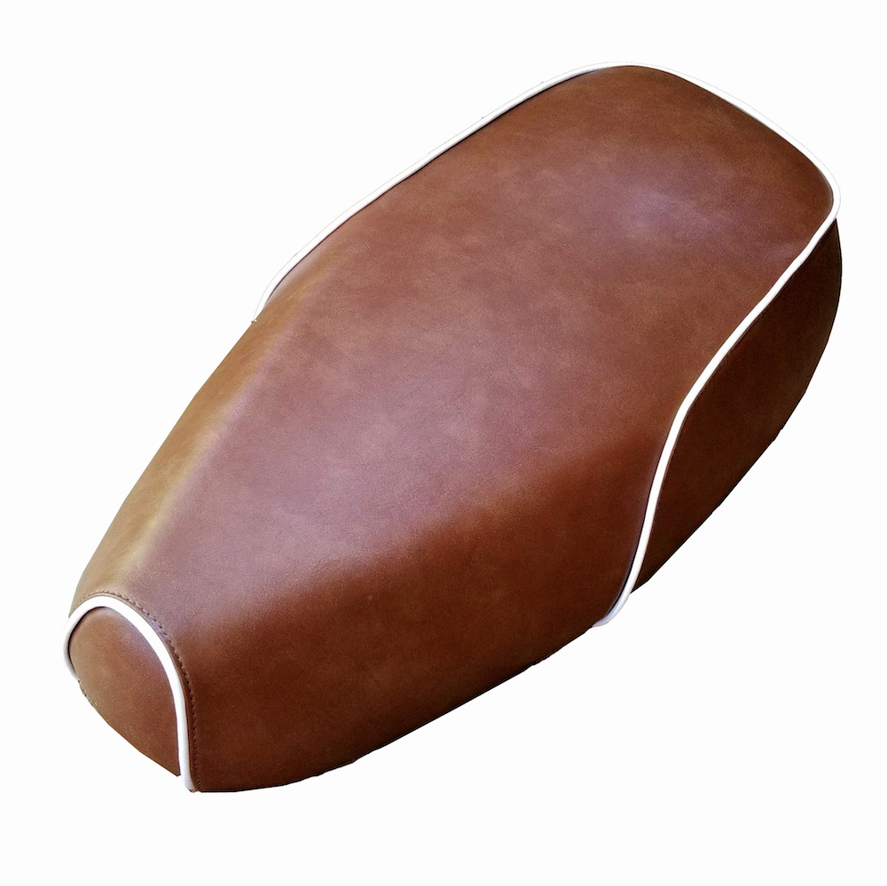 Buddy Kick Distressed Caramel Faux Leather Seat Cover Waterproof